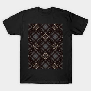 Black and White Diagonal Geometric Pattern - WelshDesignsTP002 T-Shirt